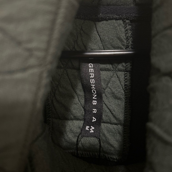 Gershon Bram Quilted Green Cowl Neck Tunic Dress MEDIUM - Picture 8 of 8